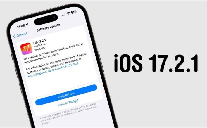 Cách cập nhật iOS 17.2.1