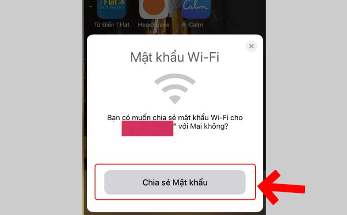 Cách chia sẻ pass wifi của Mixue nhanh nhất