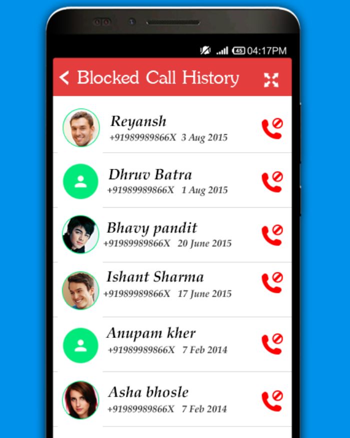 app chặn cuộc gọi và tin nhắc rác Block Call & Block SMS