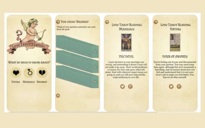 ứng dụng bói tình yêu Bói bài Tarot – app bói tình yêu