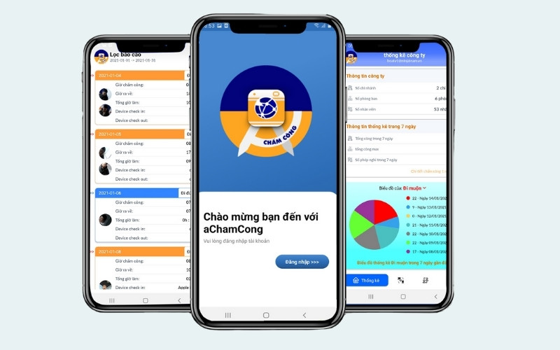 Achamcong - app chấm công miễn phí trên điện thoại