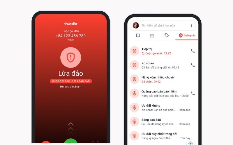 app chặn cuộc gọi ngoài danh bạ iPhone, Android Truecaller