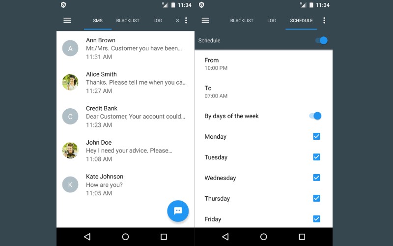 app chặn cuộc gọi ngoài danh bạ iPhone, Android Calls Blacklist