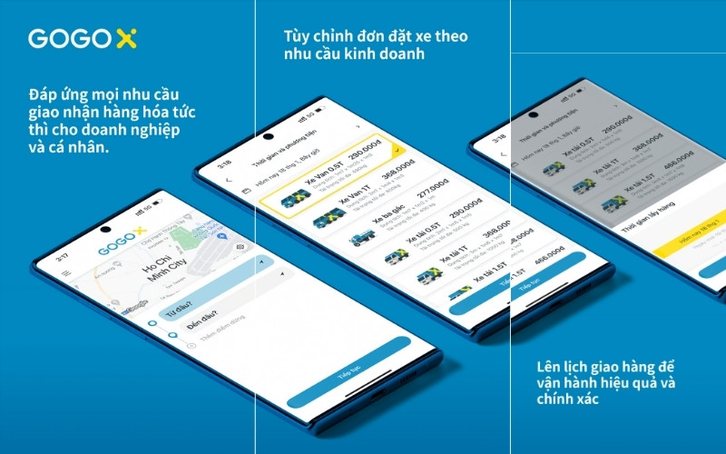 app chuyển nhà giá tốt Gogox