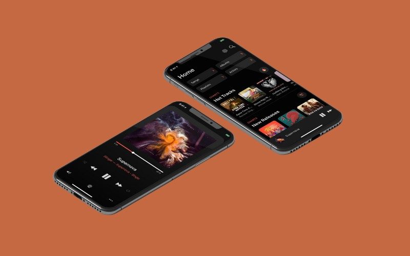 Top 12 app trang trí điện thoại đẹp nhất cho iPhone, Android App trang trí điện thoại đơn giản Soor Music Player