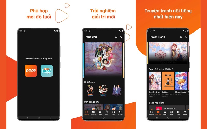 app xem anime POPs