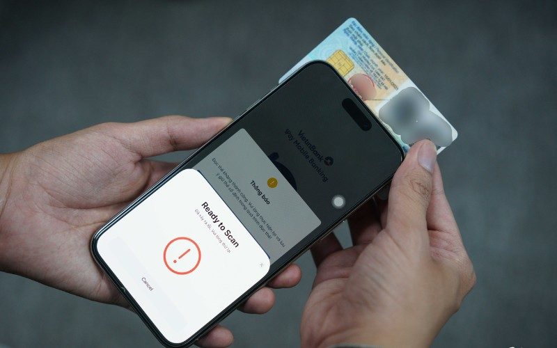 Cách quét NFC NFC để xác thực sinh trắc học trong app ngân hàng