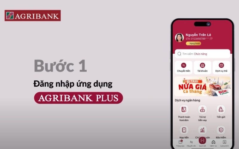 Cập nhật sinh trắc học Agribank