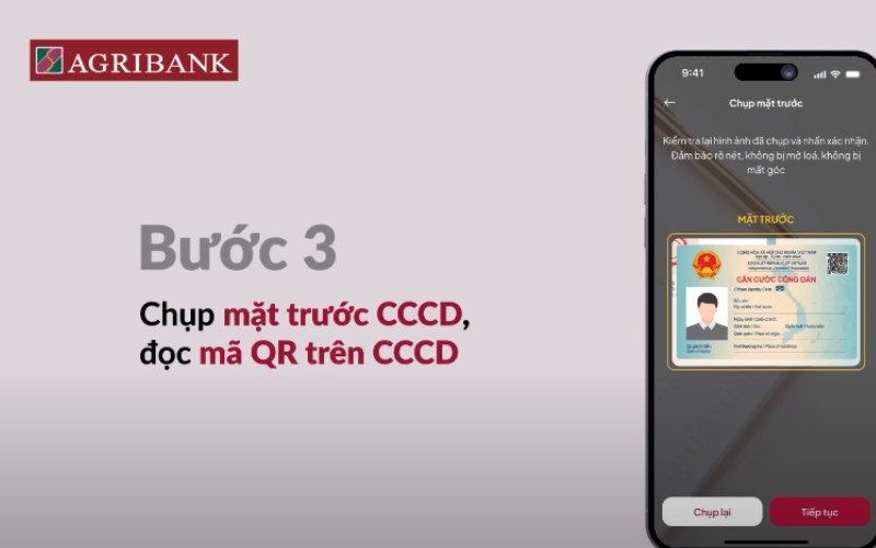 Cập nhật sinh trắc học Agribank