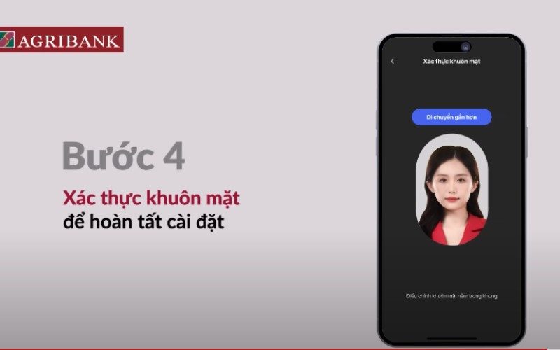 Cập nhật sinh trắc học Agribank