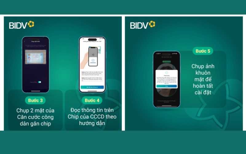 Cập nhật sinh trắc học BIDV