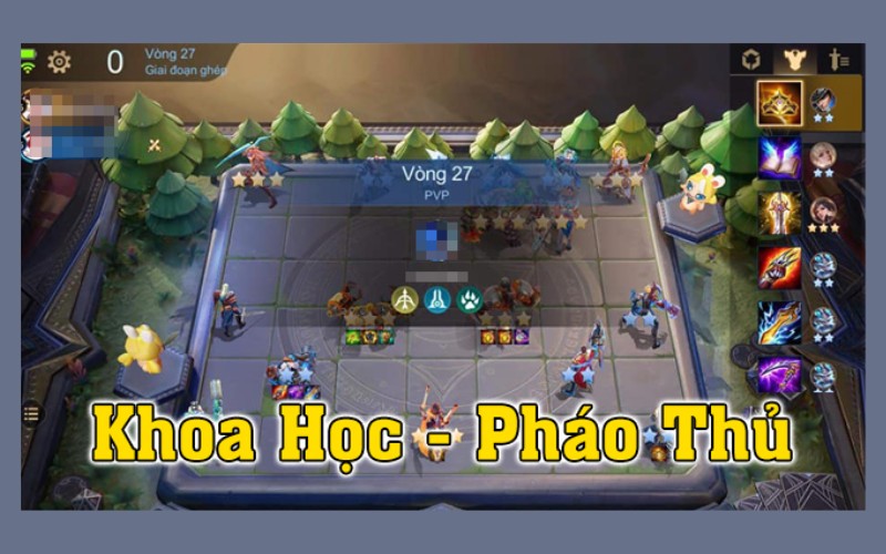 Đội hình cờ Liên Quân Khoa Học - Pháo Thủ