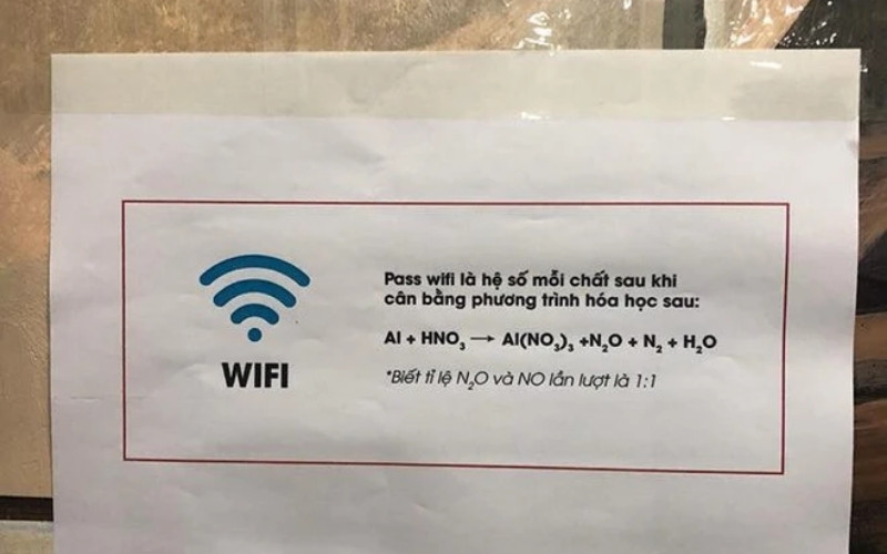 Tại sao nên chọn các pass wifi Hóa học?