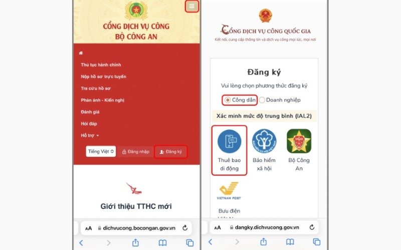 Ứng dụng làm hộ chiếu online trên cổng Dịch vụ công Quốc gia