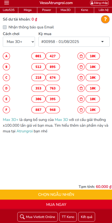 Vietlott ra mắt Max 3D+: Cách chơi mới tăng cơ hội trúng thưởng